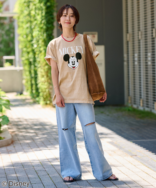 JOURNAL STANDARD relume(ジャーナルスタンダード レリューム)の「《WEB・一部店舗限定》《追加2》別注【GOOD ROCK SPEED】<MICKEY MOUSE>:Tシャツ(Tシャツ/カットソー・レディース・ブラック系その他/ベージュ・MEDIUM)」の19枚目の写真