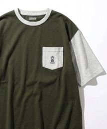 Coleman（コールマン）の「2026SS Coleman コールマン オーバーサイズ ミニランタン刺繍 ポケット付半袖Tシャツ レディース メンズ（Tシャツ/カットソー）」