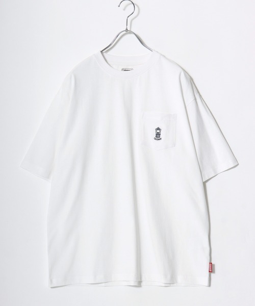 COLEMAN(コールマン)の「2026SS Coleman/コールマン オーバーサイズ ミニランタン刺繍 ポケット付半袖Tシャツ レディース メンズ(Tシャツ/カットソー・メンズ・チャコール/ライトグレー/カーキ/ブラック/ピンク/ホワイト・M/LL/L)」の14枚目の写真