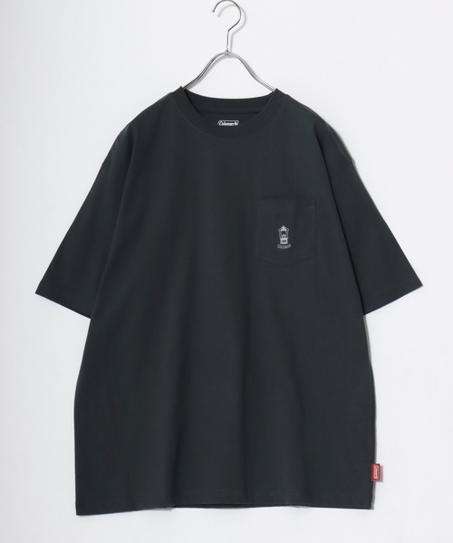 COLEMAN(コールマン)の「2026SS Coleman/コールマン オーバーサイズ ミニランタン刺繍 ポケット付半袖Tシャツ レディース メンズ(Tシャツ/カットソー・メンズ・チャコール/ライトグレー/カーキ/ブラック/ピンク/ホワイト・M/LL/L)」の20枚目の写真