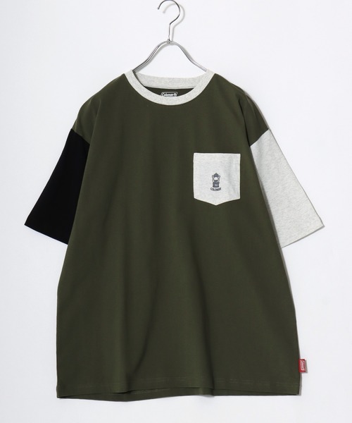 COLEMAN(コールマン)の「2026SS Coleman/コールマン オーバーサイズ ミニランタン刺繍 ポケット付半袖Tシャツ レディース メンズ(Tシャツ/カットソー・メンズ・チャコール/ライトグレー/カーキ/ブラック/ピンク/ホワイト・M/LL/L)」の22枚目の写真