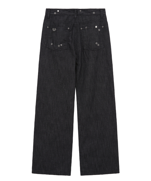 Midnight Move(ミッドナイトムーブ)の「ey summer pants (black)(デニムパンツ・レディース・その他・SMALL/MEDIUM)」の2枚目の写真