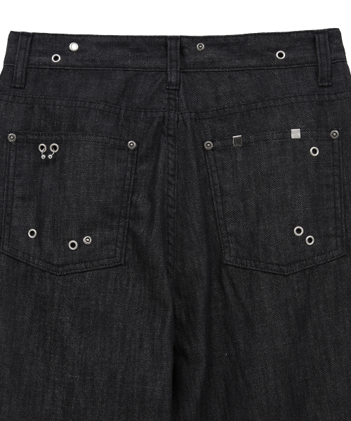 Midnight Move(ミッドナイトムーブ)の「ey summer pants (black)(デニムパンツ・レディース・その他・SMALL/MEDIUM)」の3枚目の写真