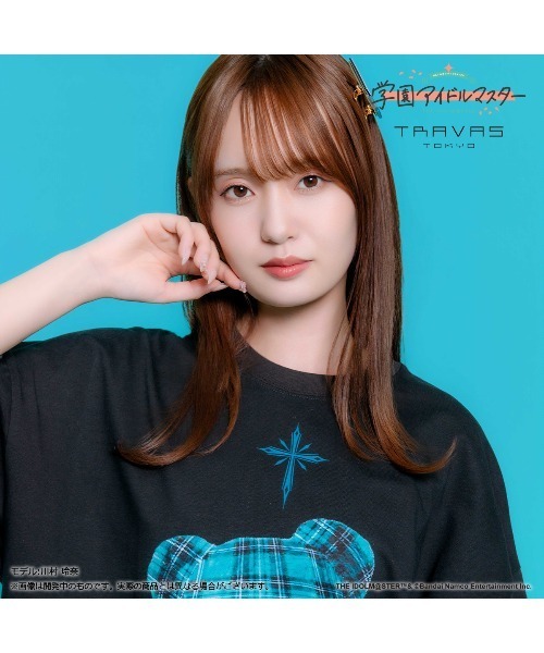 TRAVAS TOKYO（トラバス トウキョウ）の「【学園アイドルマスター 篠澤広×TRAVAS TOKYO】Tシャツ（Tシャツ/カットソー・レディース・ホワイト/ブラック・FREE）」の6枚目の写真