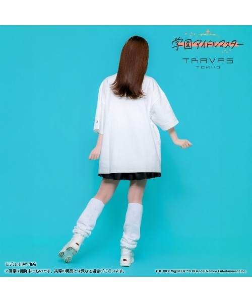 TRAVAS TOKYO（トラバス トウキョウ）の「【学園アイドルマスター 篠澤広×TRAVAS TOKYO】Tシャツ（Tシャツ/カットソー・レディース・ホワイト/ブラック・FREE）」の9枚目の写真