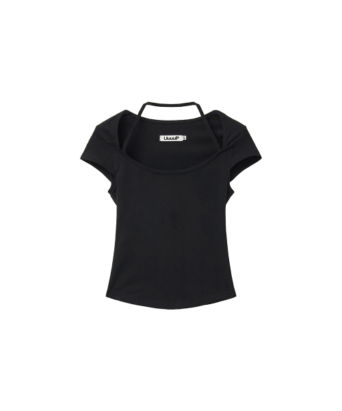 UUUUP(ユープ)の「ジェラホルターティー - ブラック(Tシャツ/カットソー・レディース・その他・SMALL/MEDIUM)」の2枚目の写真