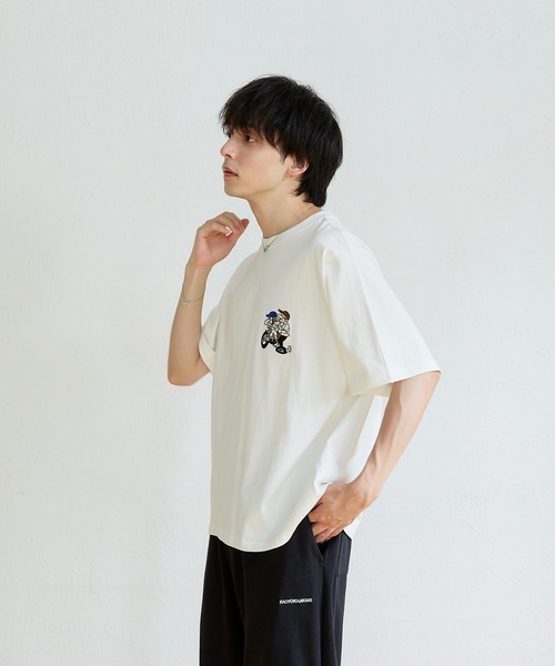 kaoyorinakami(カオヨリナカミ)の「star punch bike tee / スターパンチバイクTシャツ(Tシャツ/カットソー・メンズ・ブラック/グリーン/ホワイト・X-LARGE/MEDIUM/SMALL/LARGE)」の10枚目の写真