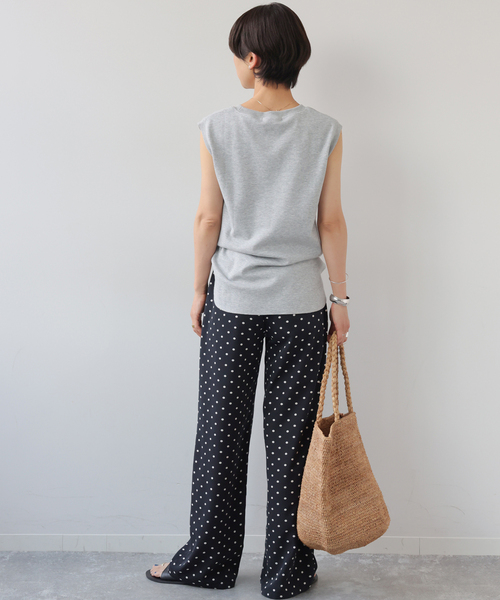 JOURNAL STANDARD relume（ジャーナルスタンダード　レリューム）の「《追加》ランダムドットイージーパンツ（その他パンツ・レディース・ブラック/ブラウン・FREE）」の5枚目の写真