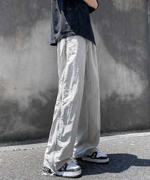 Y2K サイドジップ ナイロンワイドパンツ WO26S14PT12