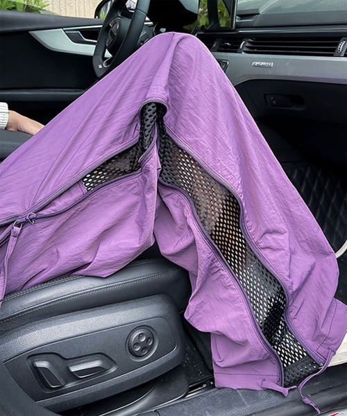 WESTBOY(ウエストボーイ)の「Y2K サイドジップ ナイロンワイドパンツ WO26S14PT12(その他パンツ・メンズ・パープル/ブラック/グレー・M/L/XL)」の17枚目の写真