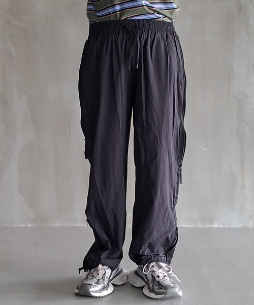 WESTBOY(ウエストボーイ)の「Y2K サイドジップ ナイロンワイドパンツ WO26S14PT12(その他パンツ・メンズ・パープル/ブラック/グレー・M/L/XL)」の18枚目の写真