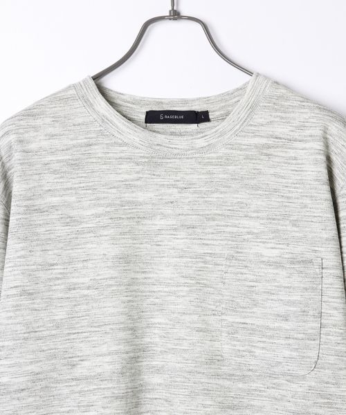 RAGEBLUE(レイジブルー)の「ポンチクルー長袖/713430(Tシャツ/カットソー・メンズ・ブラック/グレー・MEDIUM/LARGE)」の4枚目の写真