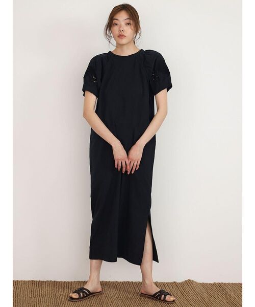 FIKA.（フィーカ）の「Cutwork lace sleeve  onepiece（ワンピース・レディース・オフホワイト/ブラック・MEDIUM）」の13枚目の写真