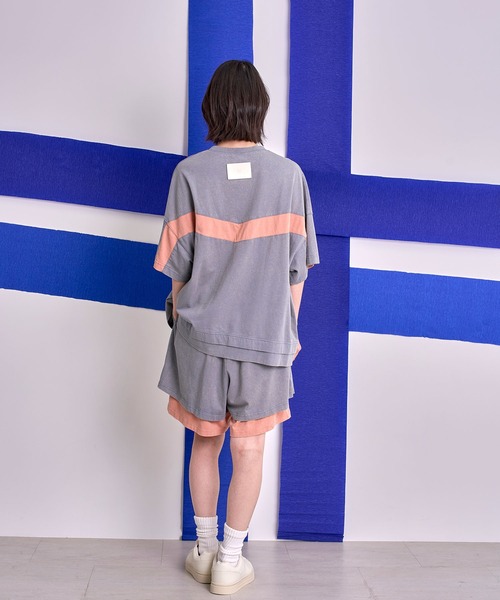 Nora Lily(ノラリリー)の「【Nora Lily】Bi-color Faded Layered Shorts(その他パンツ・メンズ・ライトグレー/ダークグレー/ライトブラウン・FREE)」の8枚目の写真