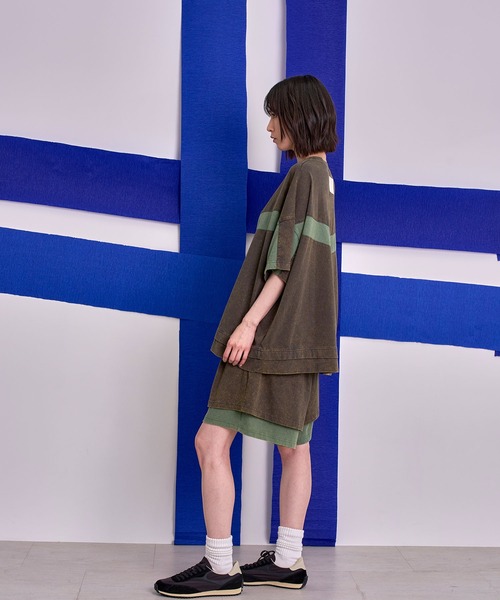Nora Lily(ノラリリー)の「【Nora Lily】Bi-color Faded Layered Shorts(その他パンツ・メンズ・ライトグレー/ダークグレー/ライトブラウン・FREE)」の14枚目の写真