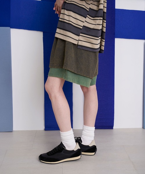 Nora Lily(ノラリリー)の「【Nora Lily】Bi-color Faded Layered Shorts(その他パンツ・メンズ・ライトグレー/ダークグレー/ライトブラウン・FREE)」の9枚目の写真