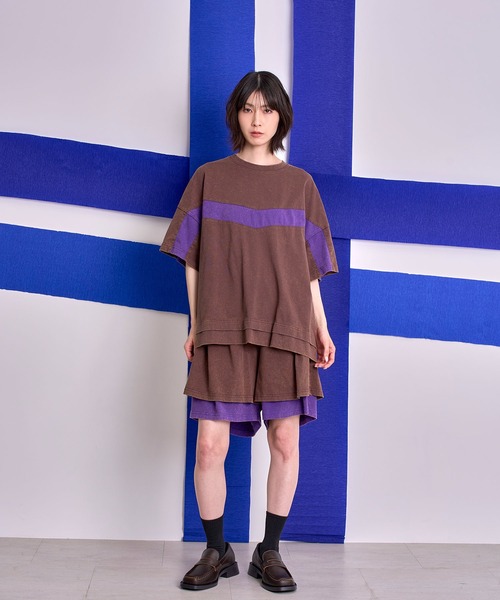 Nora Lily(ノラリリー)の「【Nora Lily】Bi-color Faded Layered Shorts(その他パンツ・メンズ・ライトグレー/ダークグレー/ライトブラウン・FREE)」の18枚目の写真