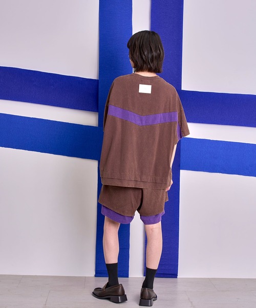 Nora Lily(ノラリリー)の「【Nora Lily】Bi-color Faded Layered Shorts(その他パンツ・メンズ・ライトグレー/ダークグレー/ライトブラウン・FREE)」の20枚目の写真