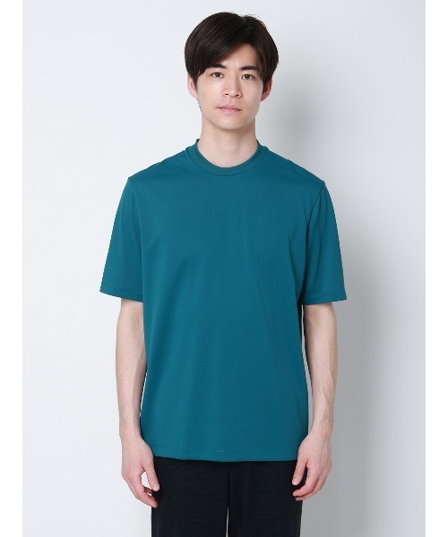 SUIT SQUARE(スーツスクエア)の「オフィT/Tシャツ/半袖/ウォッシャブル/形態安定/プレーティング天竺/無地(Tシャツ/カットソー・メンズ・ホワイト/グレー/ブラック/ブルー・S/L/M/3L/LL)」の22枚目の写真
