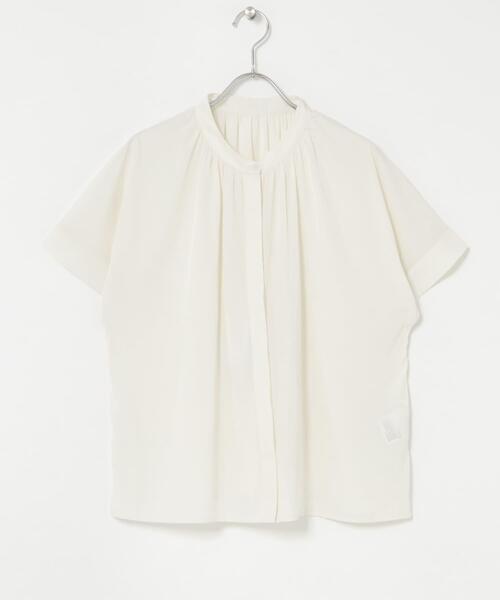 ITEMS URBANRESEARCH(アイテムズ アーバンリサーチ)の「『洗濯可』カッセンドルマンブラウス(シャツ/ブラウス・レディース・チャコールグレー/オフホワイト/ライトブルー/キャメル・FREE)」の8枚目の写真