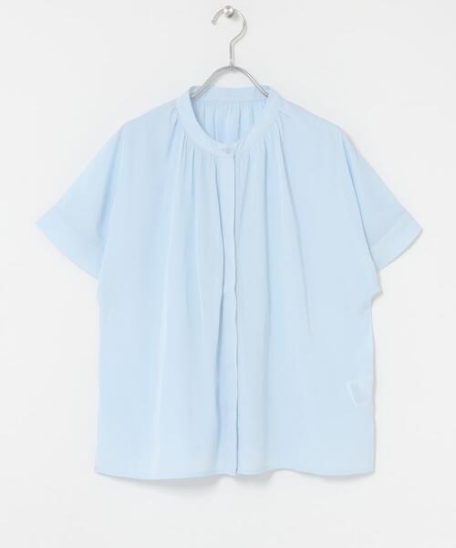 ITEMS URBANRESEARCH(アイテムズ アーバンリサーチ)の「『洗濯可』カッセンドルマンブラウス(シャツ/ブラウス・レディース・チャコールグレー/オフホワイト/ライトブルー/キャメル・FREE)」の13枚目の写真