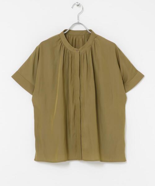 ITEMS URBANRESEARCH(アイテムズ アーバンリサーチ)の「『洗濯可』カッセンドルマンブラウス(シャツ/ブラウス・レディース・チャコールグレー/オフホワイト/ライトブルー/キャメル・FREE)」の19枚目の写真