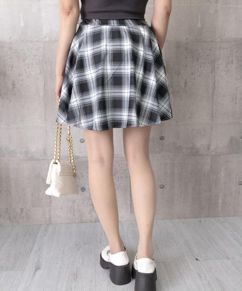 Miniministore(ミニミニストア)の「チェック柄スカパン ミニ丈スカート 春夏(スカート・レディース・ベージュ/ブラック・M/L)」の11枚目の写真