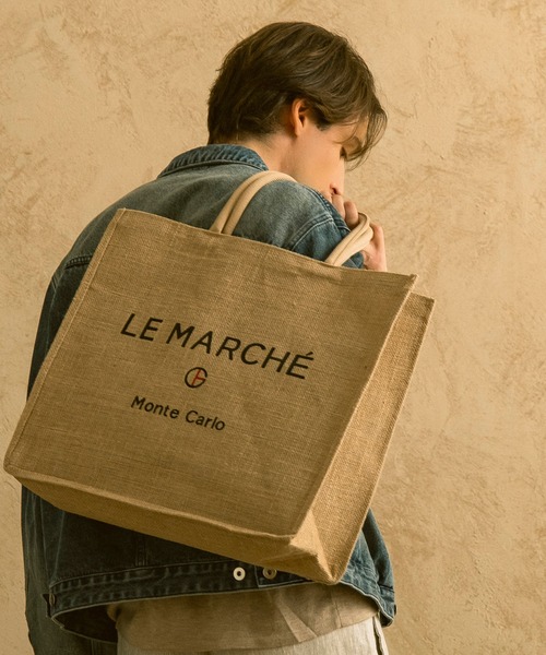 CIRCLEE(サークリー)の「CIRCLEE(サークリー)マルシェトートバッグ(トートバッグ・メンズ・ベージュ・ONE SIZE)」の9枚目の写真