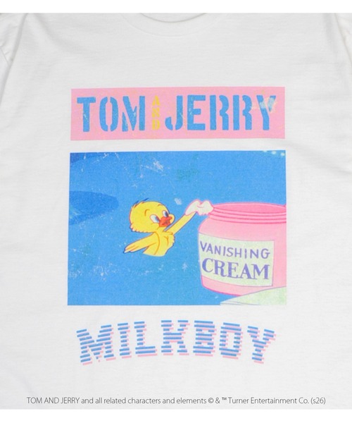 MILKBOY(ミルクボーイ)の「TOM&JERRY CHICKEN Tシャツ(Tシャツ/カットソー・レディース・A/B・M/L)」の5枚目の写真