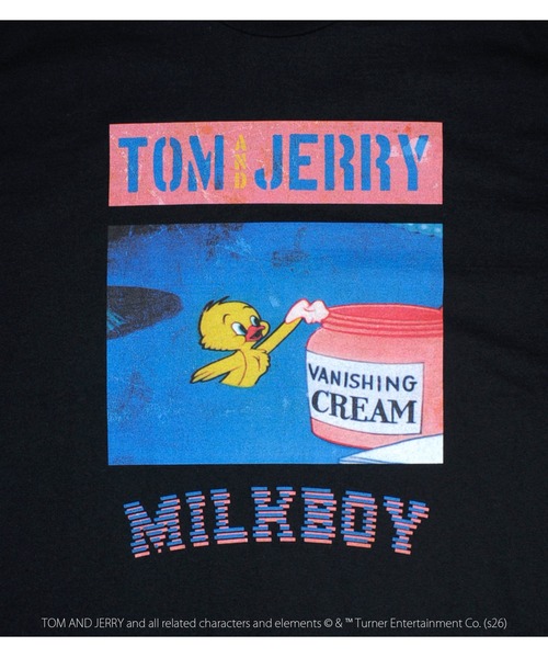 MILKBOY(ミルクボーイ)の「TOM&JERRY CHICKEN Tシャツ(Tシャツ/カットソー・レディース・A/B・M/L)」の3枚目の写真
