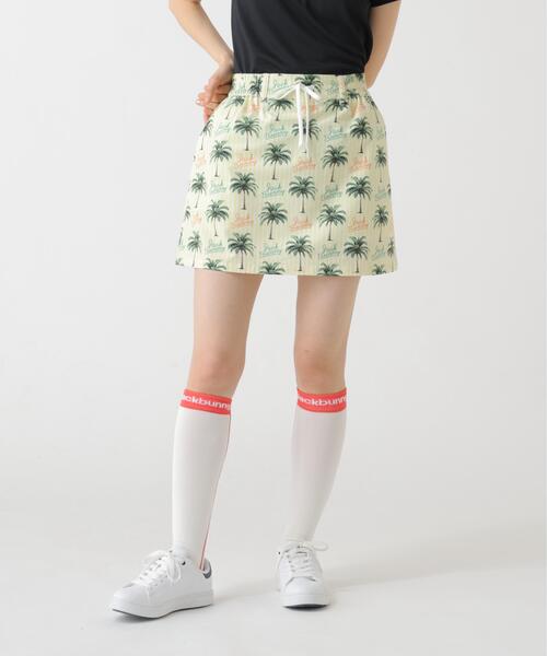 Jack Bunny!!(ジャックバニー)の「【Jack Bunny!!】HyperHelix 椰子の木プリントスカート(スカート・レディース・ベージュ/ブラック・SMALL/LARGE/MEDIUM)」の1枚目の写真