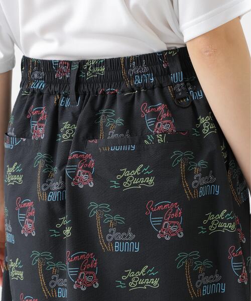 Jack Bunny!!(ジャックバニー)の「【Jack Bunny!!】HyperHelix 椰子の木プリントスカート(スカート・レディース・ベージュ/ブラック・SMALL/LARGE/MEDIUM)」の9枚目の写真
