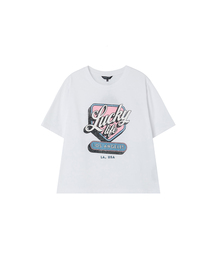 ヴィンテージプリンティングクロップ半袖Tシャツ AS2CT467