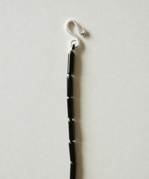 stan(スタン)の「"Bamboo" knot choker(ネックレス・レディース・ブラック・FREE)」の3枚目の写真