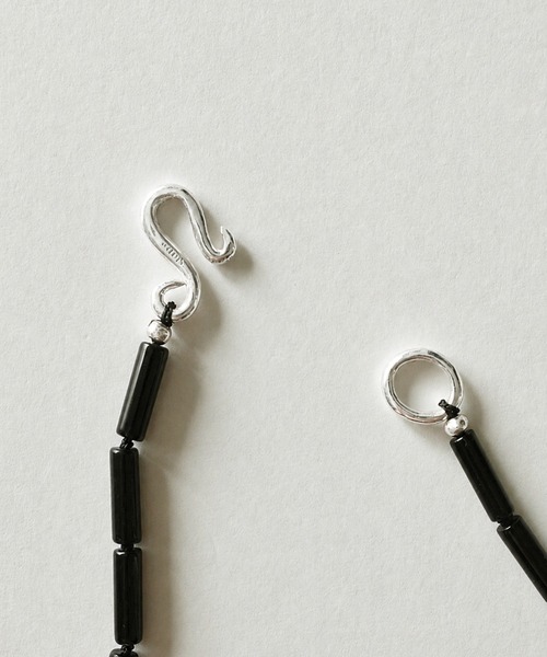 stan(スタン)の「"Bamboo" knot choker(ネックレス・レディース・ブラック・FREE)」の4枚目の写真