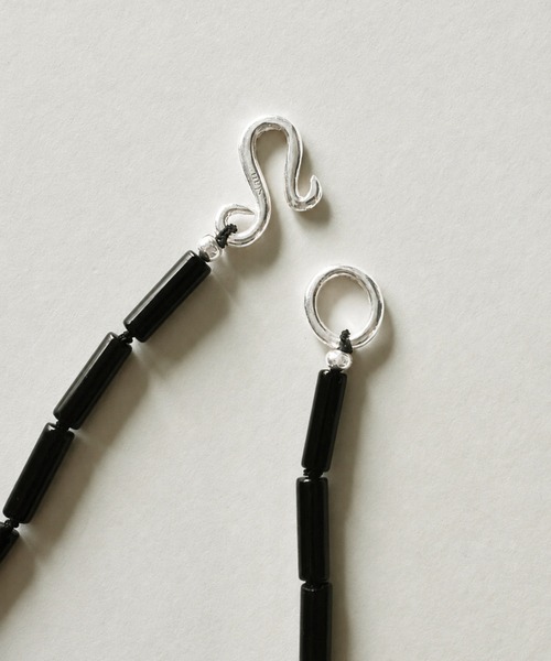 stan(スタン)の「"Bamboo" knot choker(ネックレス・レディース・ブラック・FREE)」の6枚目の写真