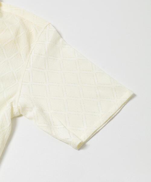 ITEMS URBANRESEARCH(アイテムズ アーバンリサーチ)の「ジオメレース レギュラーカラー 半袖シャツ(シャツ/ブラウス・メンズ・ホワイト/ブラック・MEDIUM/LARGE)」の8枚目の写真