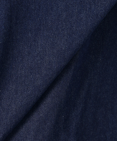 SLOBE IENA(スローブイエナ)の「《シリーズあり/》LEDENIM BDU デニムシャツワンピース(シャツワンピース・レディース・ネイビー/ブルー・FREE)」の3枚目の写真