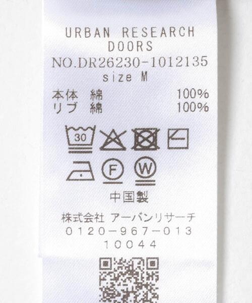 URBAN RESEARCH DOORS（アーバンリサーチドアーズ）の「吸水速乾 天竺タンクトップ（タンクトップ・メンズ・ホワイト/ブラック・LARGE/MEDIUM）」の5枚目の写真