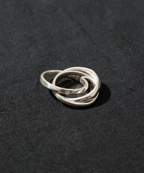 GARNI(ガルニ)の「【GARNI/ガルニ】Union Triple Band Ring(リング・メンズ・シルバー・19号/17号)」の2枚目の写真