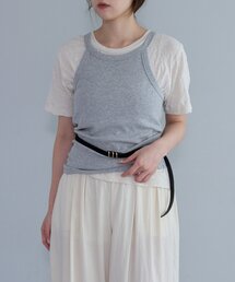 SHENERY | ワッシャーT×アメスリタンクSET(Tシャツ/カットソー)