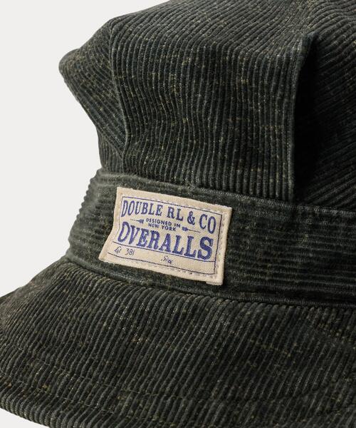 RRL(ダブル アール エル)の「コーデュロイ レイルロード キャップ(キャップ・メンズ・グリーン・M/L)」の3枚目の写真