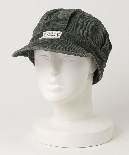 RRL(ダブル アール エル)の「コーデュロイ レイルロード キャップ(キャップ・メンズ・グリーン・M/L)」の5枚目の写真