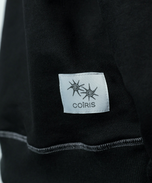COIRIS（コイリス）の「コットンブークルステッチフードティ（パーカー・レディース・ブラック・FREE）」の6枚目の写真