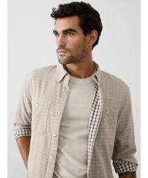 BANANA REPUBLIC FACTORY STORE スタンダードフィット ソフトダブルウィーブシャツ
