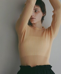 SHEER RIB KNIT