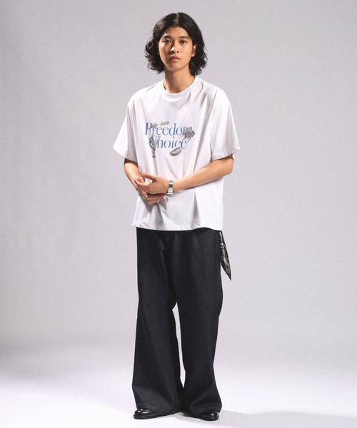 RAGEBLUE(レイジブルー)の「<接触冷感/吸水速乾>PHOTOGRAPHIC PRINT T-SHIRT/フォトグラフィックプリントTシャツ(Tシャツ/カットソー・メンズ・ホワイト系その他/ホワイト系その他2/ブラック・MEDIUM/LARGE)」の19枚目の写真