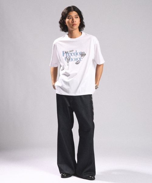 RAGEBLUE(レイジブルー)の「<接触冷感/吸水速乾>PHOTOGRAPHIC PRINT T-SHIRT/フォトグラフィックプリントTシャツ(Tシャツ/カットソー・メンズ・ホワイト系その他/ホワイト系その他2/ブラック・MEDIUM/LARGE)」の20枚目の写真