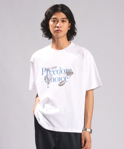 RAGEBLUE(レイジブルー)の「<接触冷感/吸水速乾>PHOTOGRAPHIC PRINT T-SHIRT/フォトグラフィックプリントTシャツ(Tシャツ/カットソー・メンズ・ホワイト系その他/ホワイト系その他2/ブラック・MEDIUM/LARGE)」の12枚目の写真