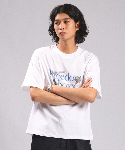 RAGEBLUE(レイジブルー)の「<接触冷感/吸水速乾>PHOTOGRAPHIC PRINT T-SHIRT/フォトグラフィックプリントTシャツ(Tシャツ/カットソー・メンズ・ホワイト系その他/ホワイト系その他2/ブラック・MEDIUM/LARGE)」の13枚目の写真